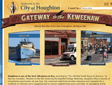 Tablet Screenshot of cityofhoughton.com